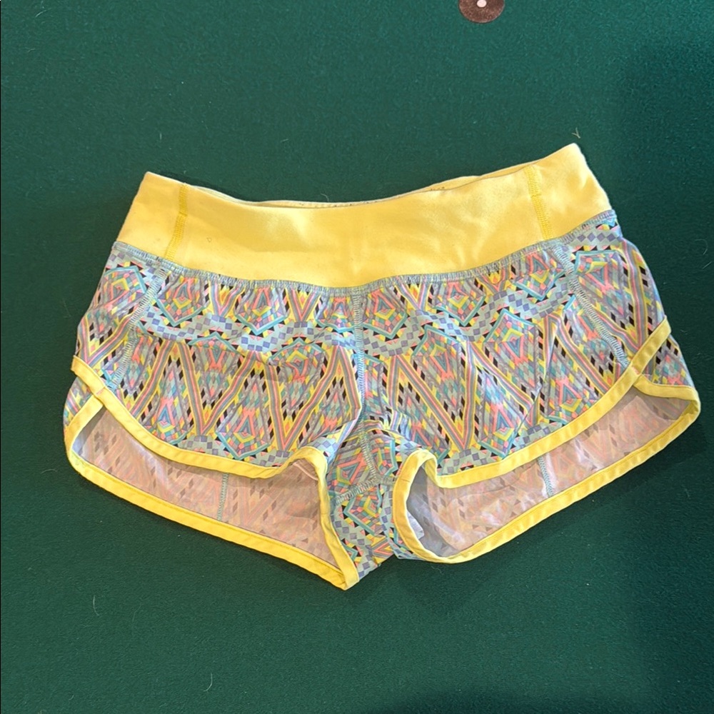 Colorful Geometric Kids Athletic Shorts